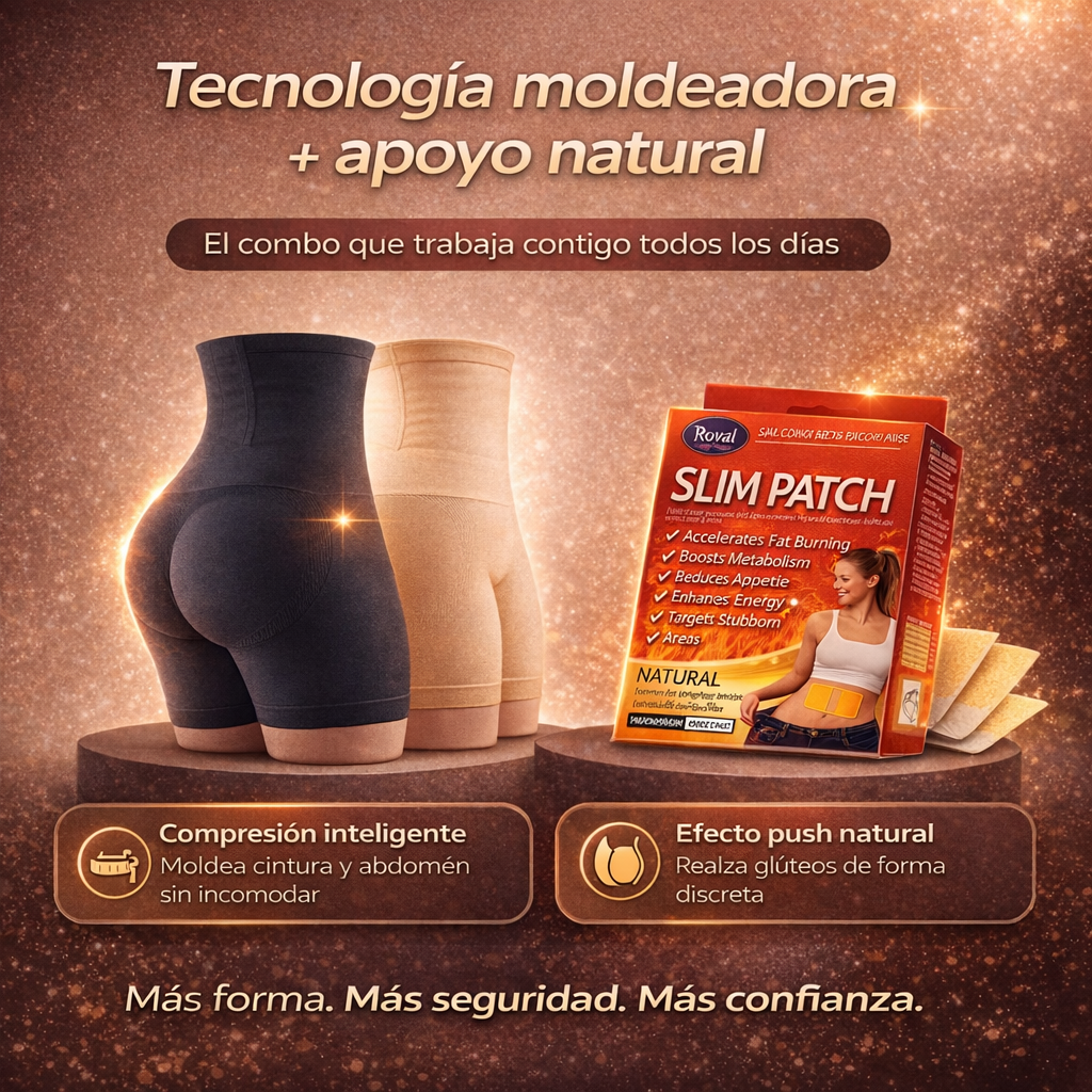 Faja y Levanta Gluteo - GRATIS parches adelgazantes