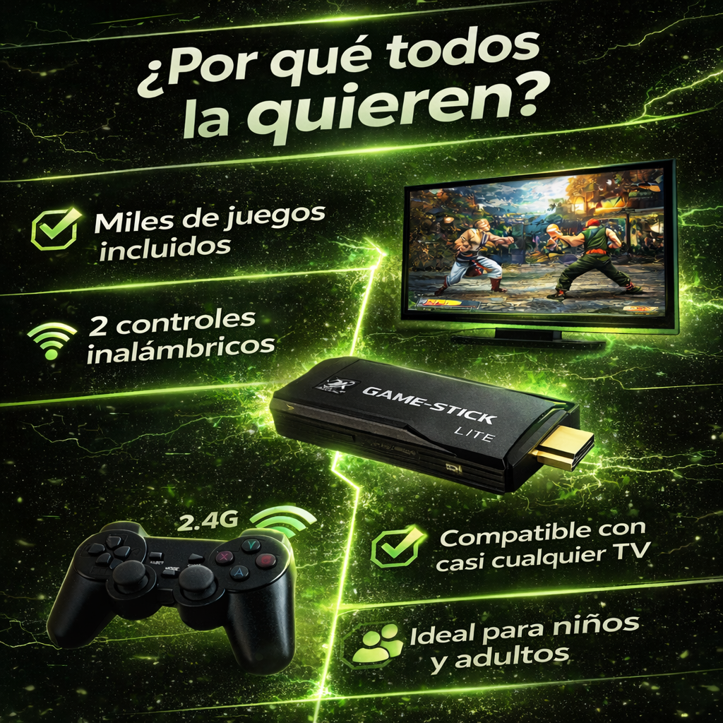 GameStick 8K Max- Consola juegos retro