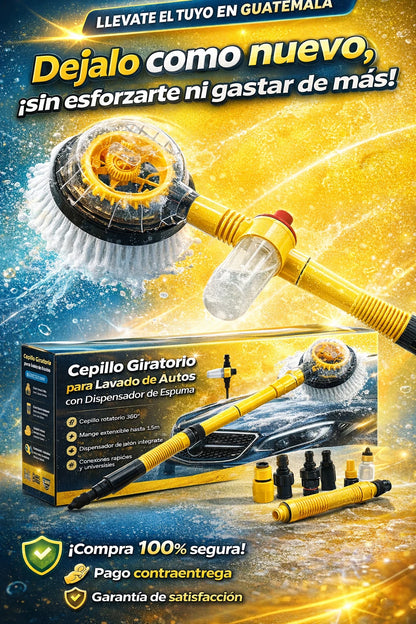 CarMaster™ 360 – Cepillo Lava Auto