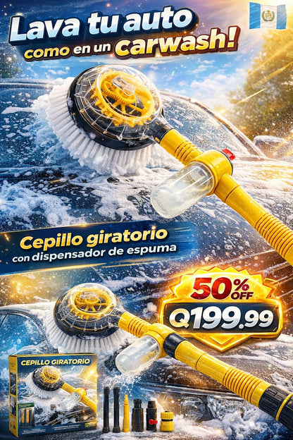 CarMaster™ 360 – Cepillo Lava Auto