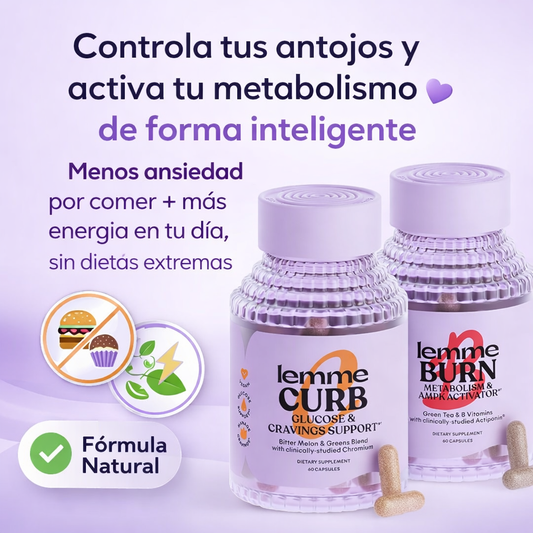 Duo LEMME - Controla tus antojos y activa tu metabolismo de forma inteligente