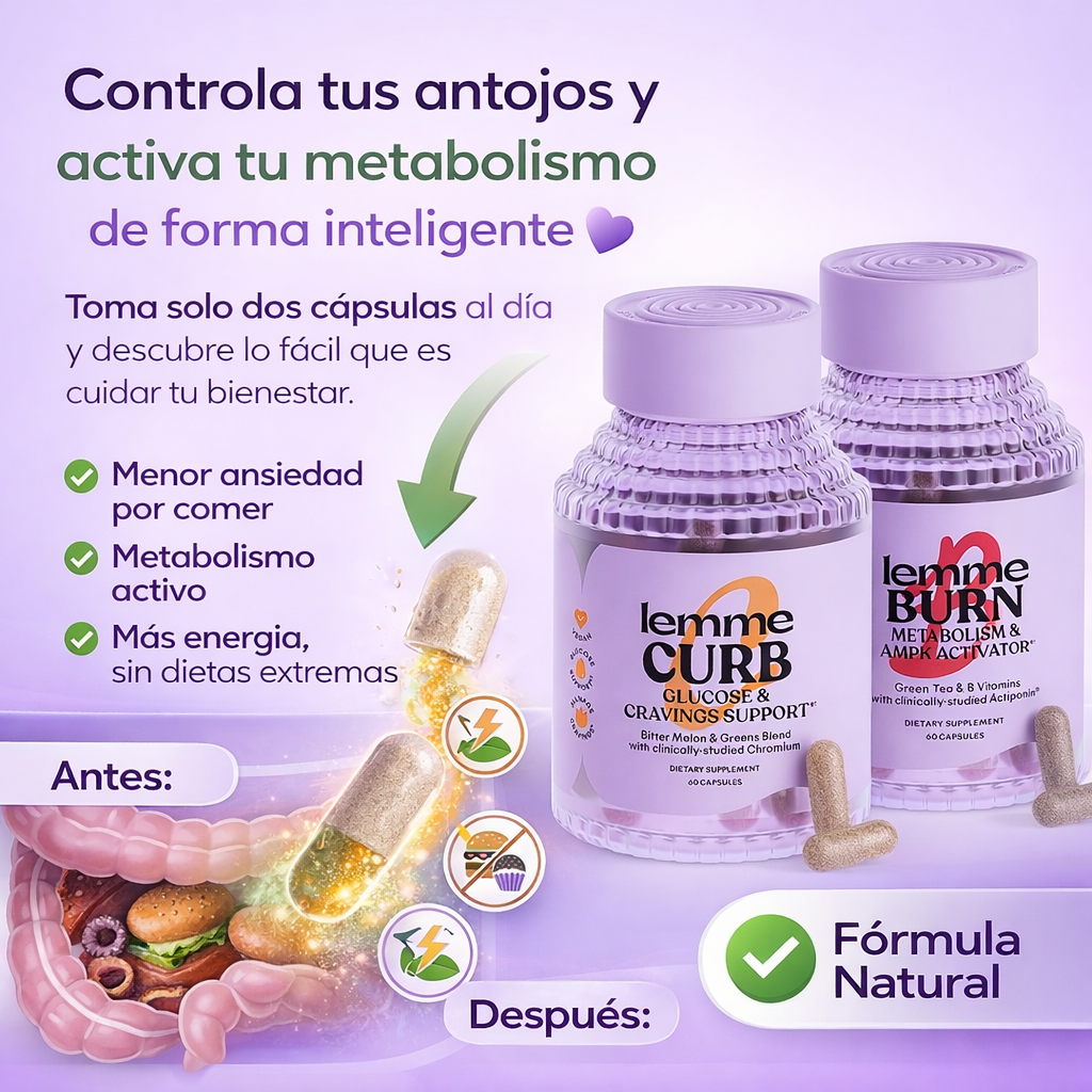 Duo LEMME - Controla tus antojos y activa tu metabolismo de forma inteligente