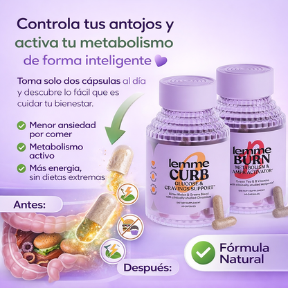 Duo LEMME - Controla tus antojos y activa tu metabolismo de forma inteligente