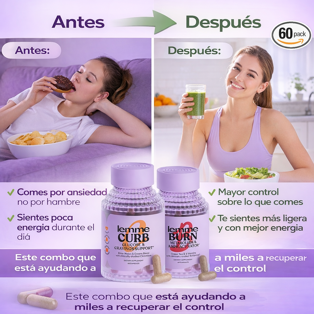 Duo LEMME - Controla tus antojos y activa tu metabolismo de forma inteligente