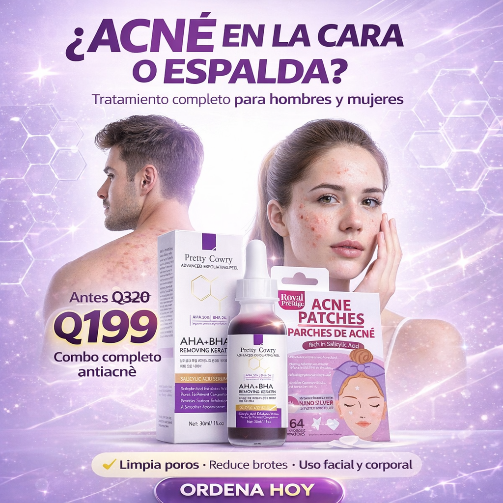 Combo Acido Salicilico Parches y Serum - Vita Elixir