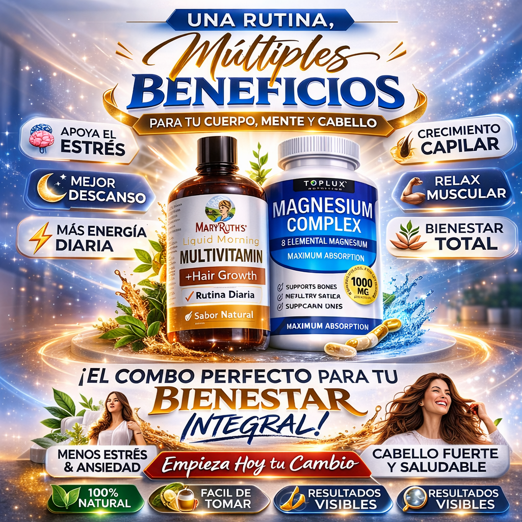 Combo Balance Diario - MaryRuth’s Multivitamínico + Magnesio