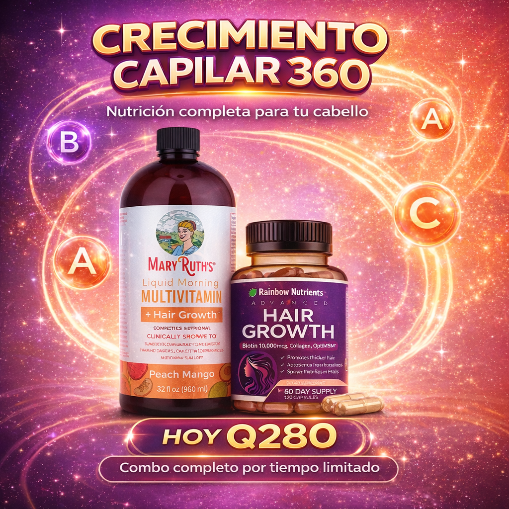 Crecimiento Capilar 360 - Mary Ruths + Hair Growth