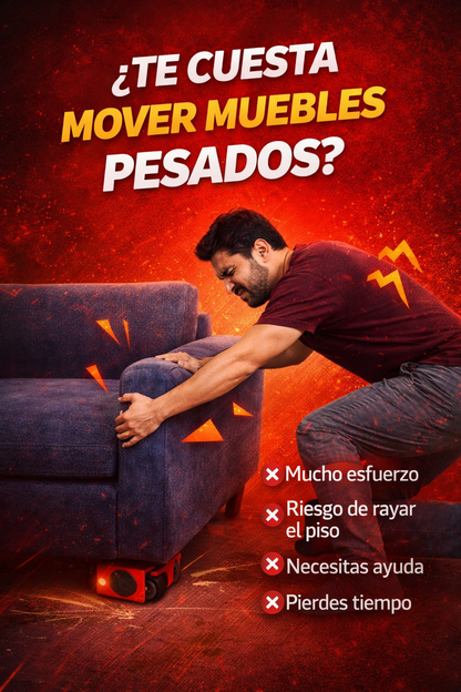 MovePro™ – Elevador y Deslizador de Muebles