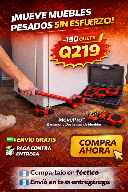 MovePro™ – Elevador y Deslizador de Muebles