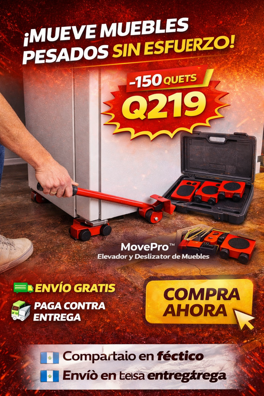 MovePro™ – Elevador y Deslizador de Muebles