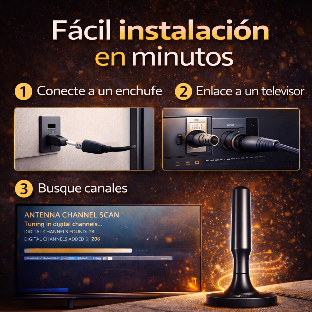 Antena Inalambrica -FreeView HD 4K