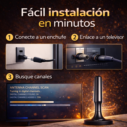 Antena Inalambrica -FreeView HD 4K