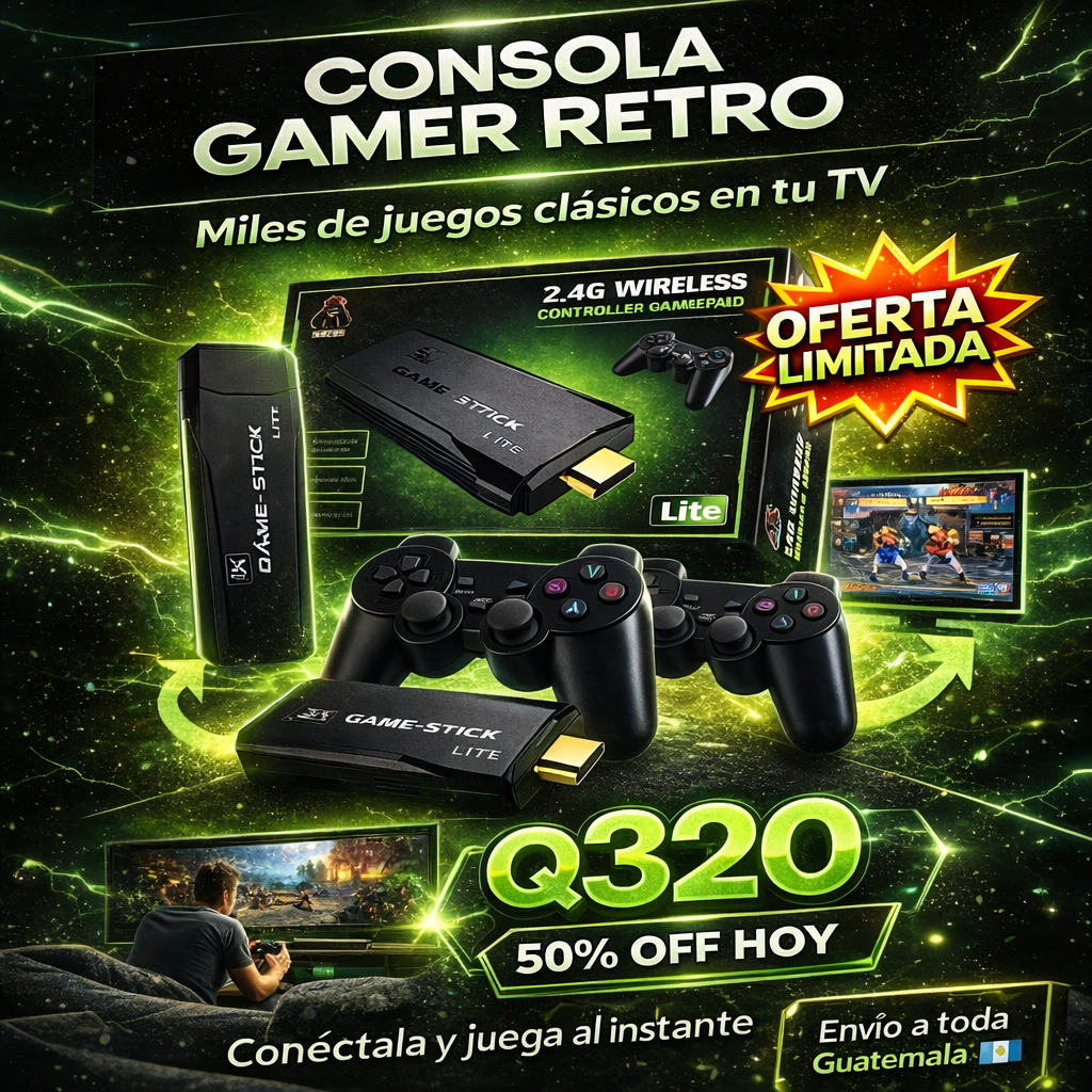 GameStick 8K Max- Consola juegos retro