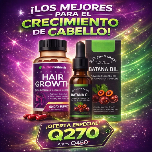 Combo para crecimiento de cabello - Hair Growth + Batana Oil