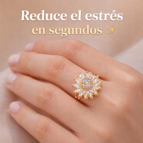Anillo Calmante Antiestrés ✨ – Controla tu ansiedad mientras luces increíble