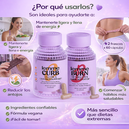 Duo LEMME - Controla tus antojos y activa tu metabolismo de forma inteligente