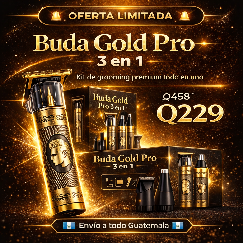 Buda Gold Pro 3 en 1 - Afeitadora