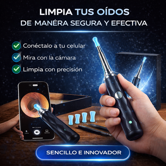 EarView™ – Limpia tus oídos con precisión HD y sin riesgos