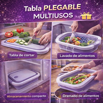 Set de cuchillos + GRATIS tabla plegable
