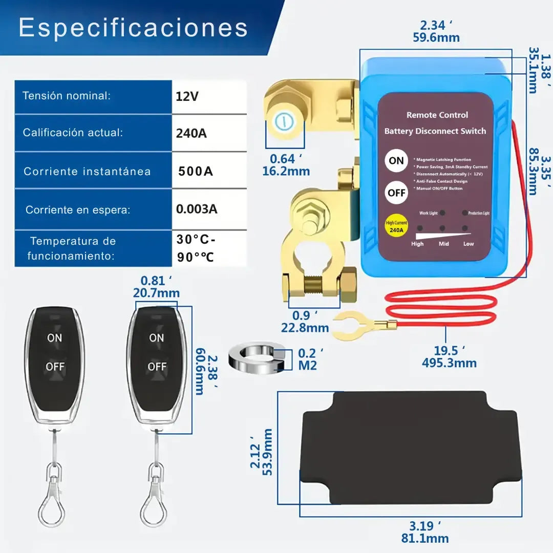 PowerLock™- Antirrobo y ahorro de batería en un solo dispositivo