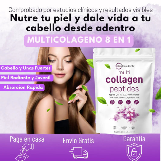 Collagen Peptides – Regenera tu piel, articula tus movimientos, renueva tu belleza desde adentro