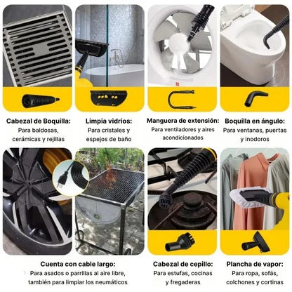 Vapor Pro— Limpieza profunda en minutos